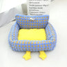 Soft Cat Bed Sofa Warm Pet Sofa for Small Dogs Puppy Non-slip Pet Sleeping Bed Plush Puppy Couch Cat Nest Cushion Pet Supplies